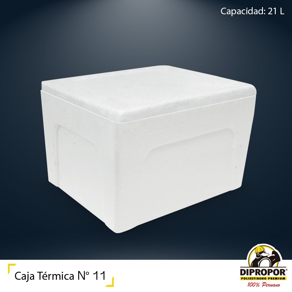 Premium Caja Styropor y poliestireno Caja/térmica   10,5 L   Talla 6 